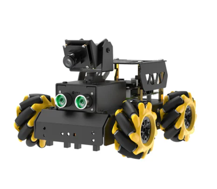 Hiwonder TurboPi Raspberry Pi Omnidirectional Mecanum Wheel Robot Car Kit with Camera, Open Source Python for Beginners (Includes Raspberry Pi 4B 8GB)
