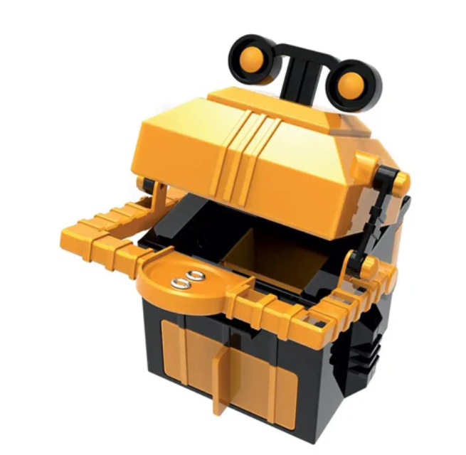 4M KidzRobotix piggy bank robot kit (in French)