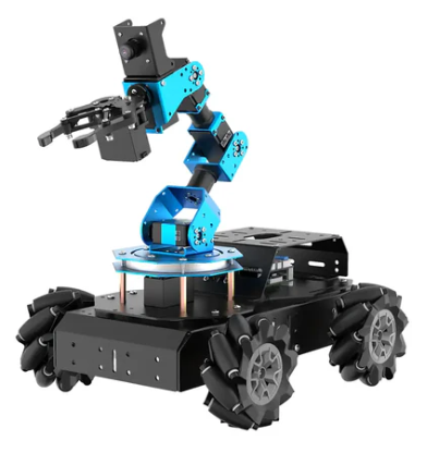 Hiwonder ArmPi Pro Raspberry Pi ROS Robot Arm Development Kit with 4WD Mecanum Wheel Chassis, Open Source Robot Automotive
