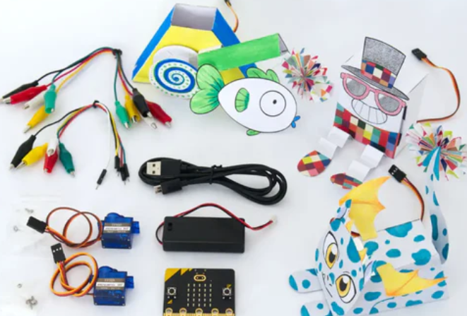 OKdo micro: bit paper robot construction kit