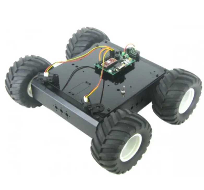 Lynxmotion A4WD1 Autonomous Driving Rover Kit - BotBoarduino