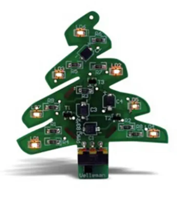 USB SMD X-MAS Tree Soldering Kit