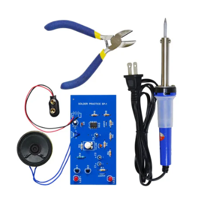 Elenco Welding Practice Kit with Flashing European Siren and Tools