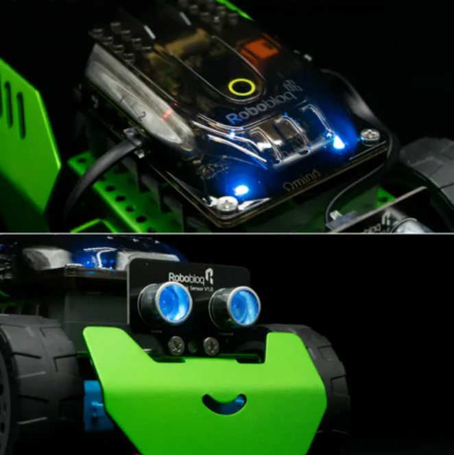 STEM Robot Kit - Robobloq Q-Scout DIY Mechanical Construction Robot Coding Kit with Remote Control, Suitable for Teenagers