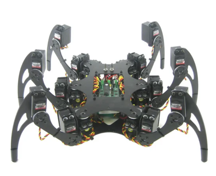 YNXMotion Phoenix 3DOF Hexapod Robot - Black (without servers/electronic devices)