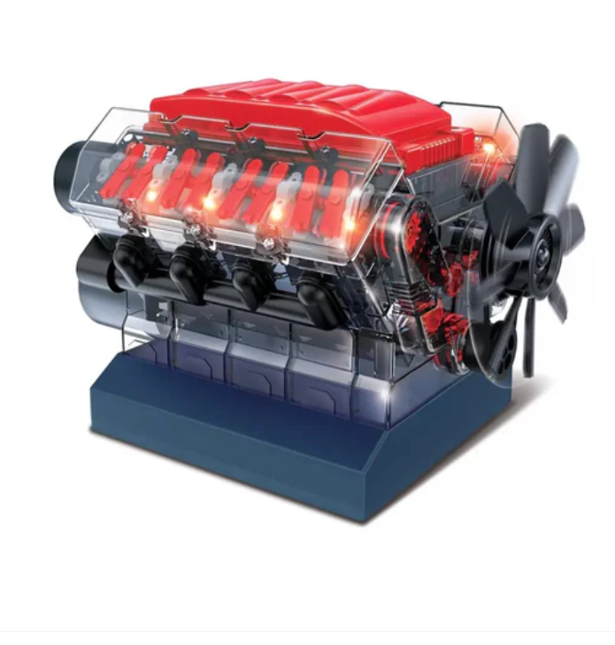 Boom boom! STEM V8 Internal Combustion Engine Model