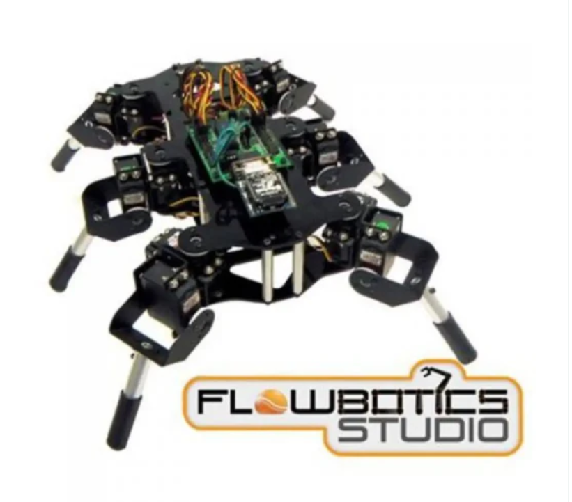 Lynxmotion Mini-Hex Hexapod Kit MH2F (FlowBotics Studio)