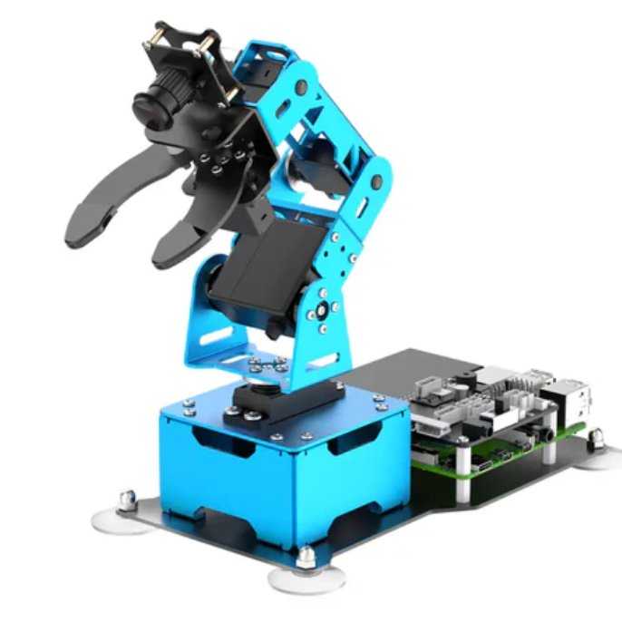 Hiwonder ArmPi mini 4DOF vision robotic arm powered by Raspberry Pi, supports Python and OpenCV, suitable for beginners (Raspberry Pi 4B not included)